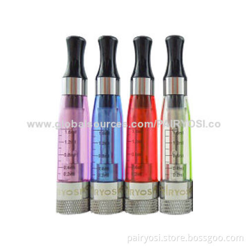 CE5 atomizer cigarette, 1.6mL, with scale display, different colors, no wick, rebuildable